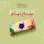 A unique experience with Fluckiger natural chocolate stuffed with roasted kunafa and pistachio sauce
