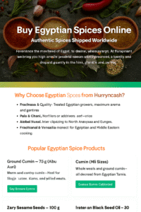 Buy Egyptian Spices Online from Hurryncash