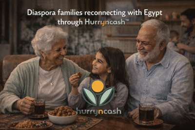 Diaspora families reconnecting with Egypt through Hurryncash حرنكش™