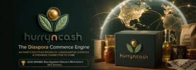 Global diaspora commerce connecting Egyptian products with customers abroad