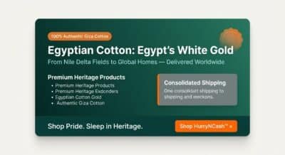 Buy Egyptian cotton